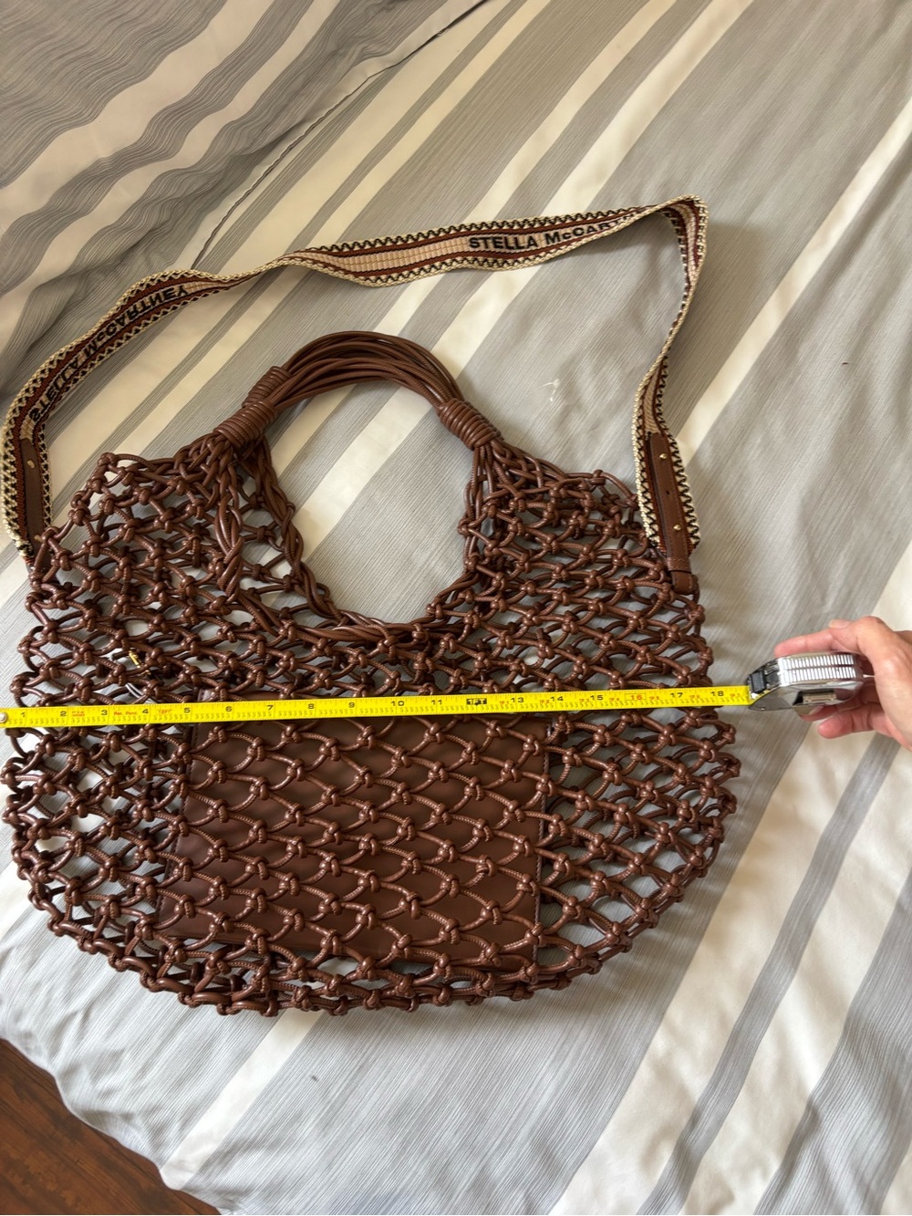 Stella McCartney Brown knotted bag - Picture 11 of 13